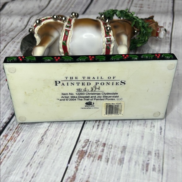 2004 The Trail of Painted Ponies Christmas Clydesdale 12203 Jingle Bells - Picture 7 of 11